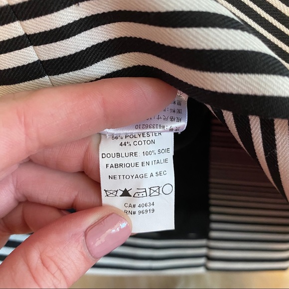 ❗️FINAL❗️Marc Jacobs Runway Striped Spring 2013 Jacket Blazer Size 6 - Picture 9 of 16